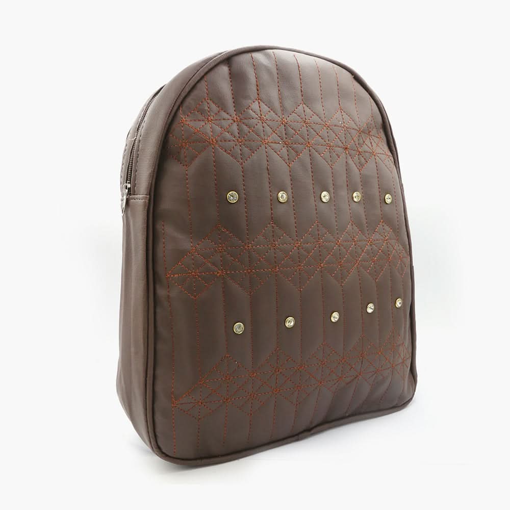 Girls Backpack - Brown