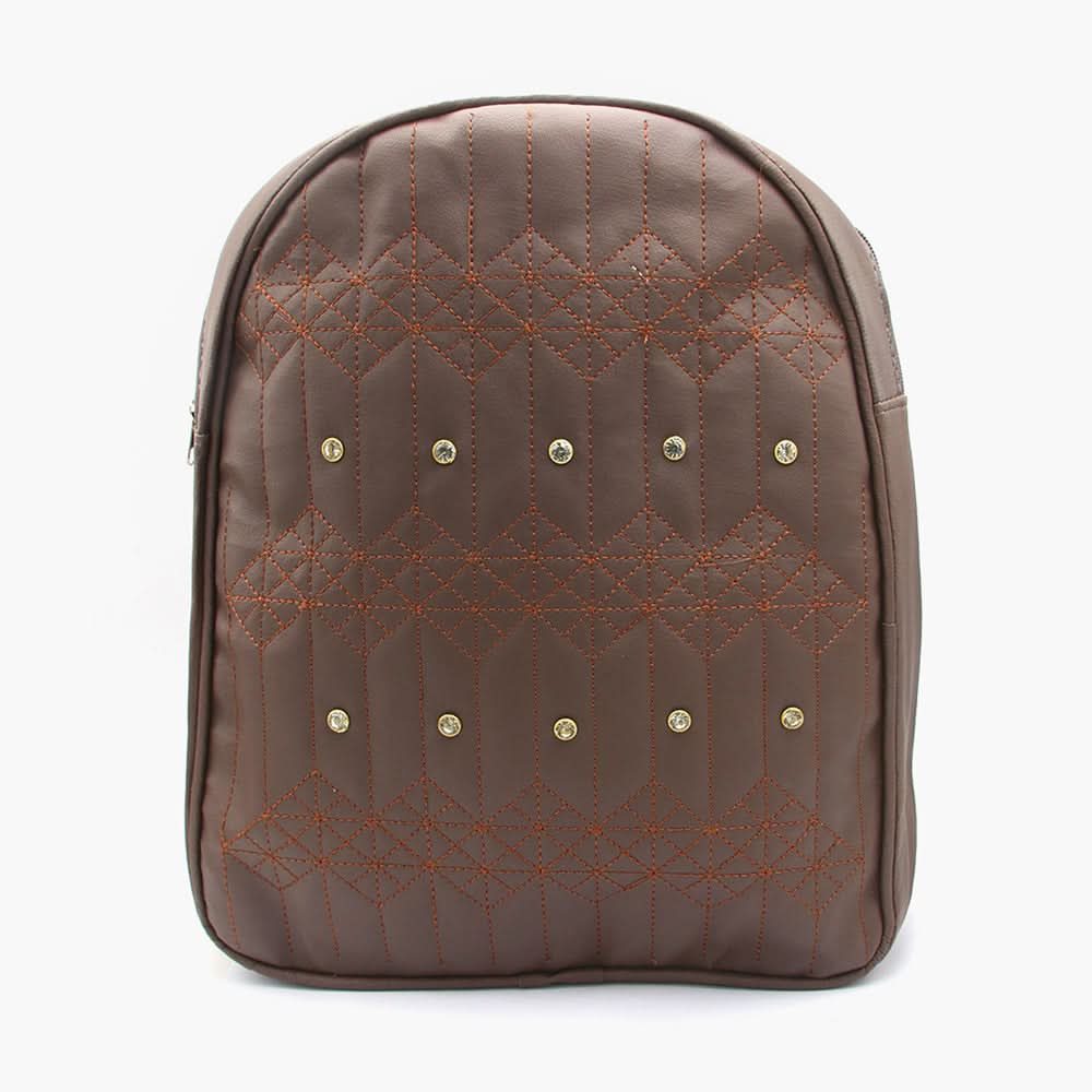 Girls Backpack - Brown