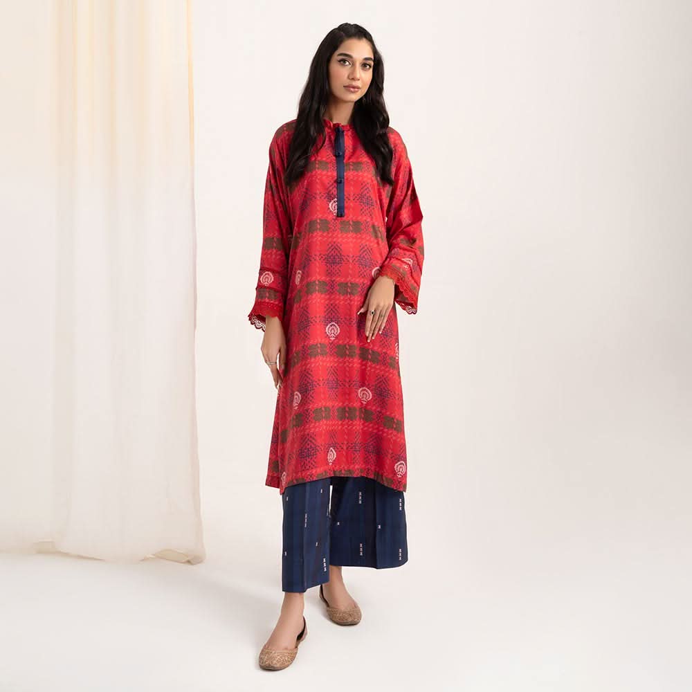 Ittehad Winter Linen Printed Unstitched 2Pcs Suit