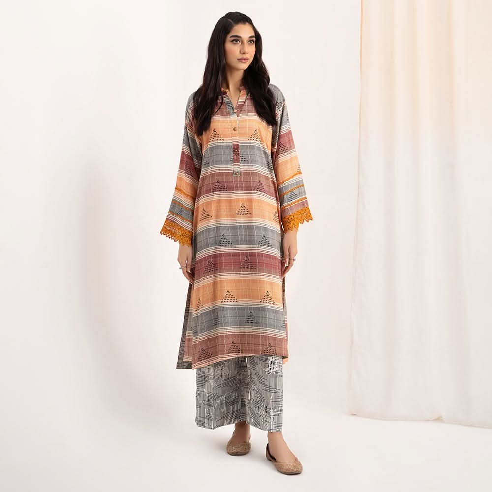 Ittehad Winter Linen Printed Unstitched 2Pcs Suit