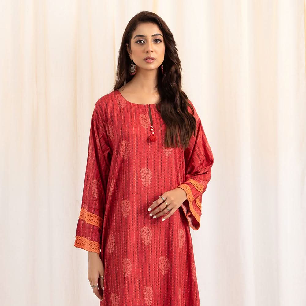 Ittehad Winter Linen Printed Unstitched 2Pcs Suit