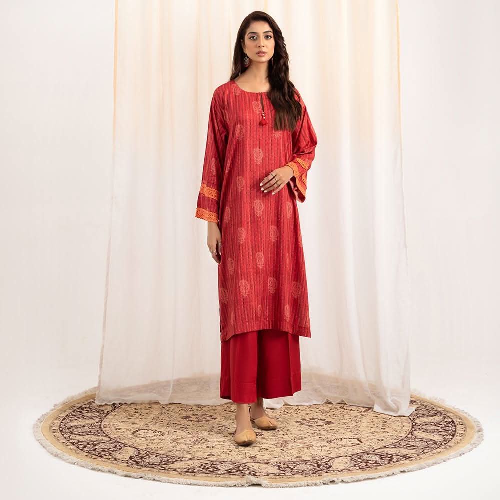 Ittehad Winter Linen Printed Unstitched 2Pcs Suit