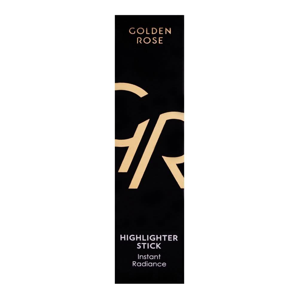 Golden Rose Highlighter Stick, 02 Bright Pink, Instant Radiance, Paraben Free
