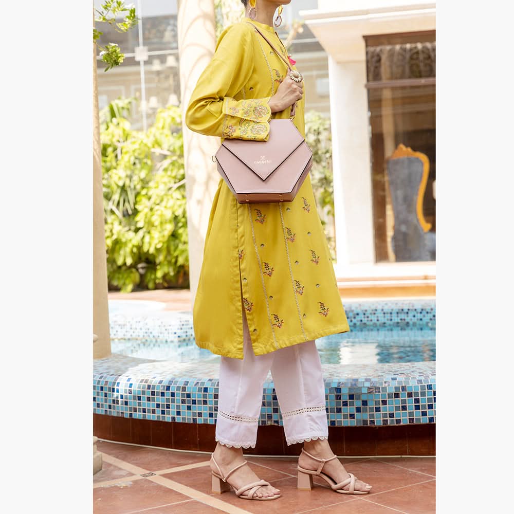 Eminent Women's Embroidered Cotail Unstitched Kurti