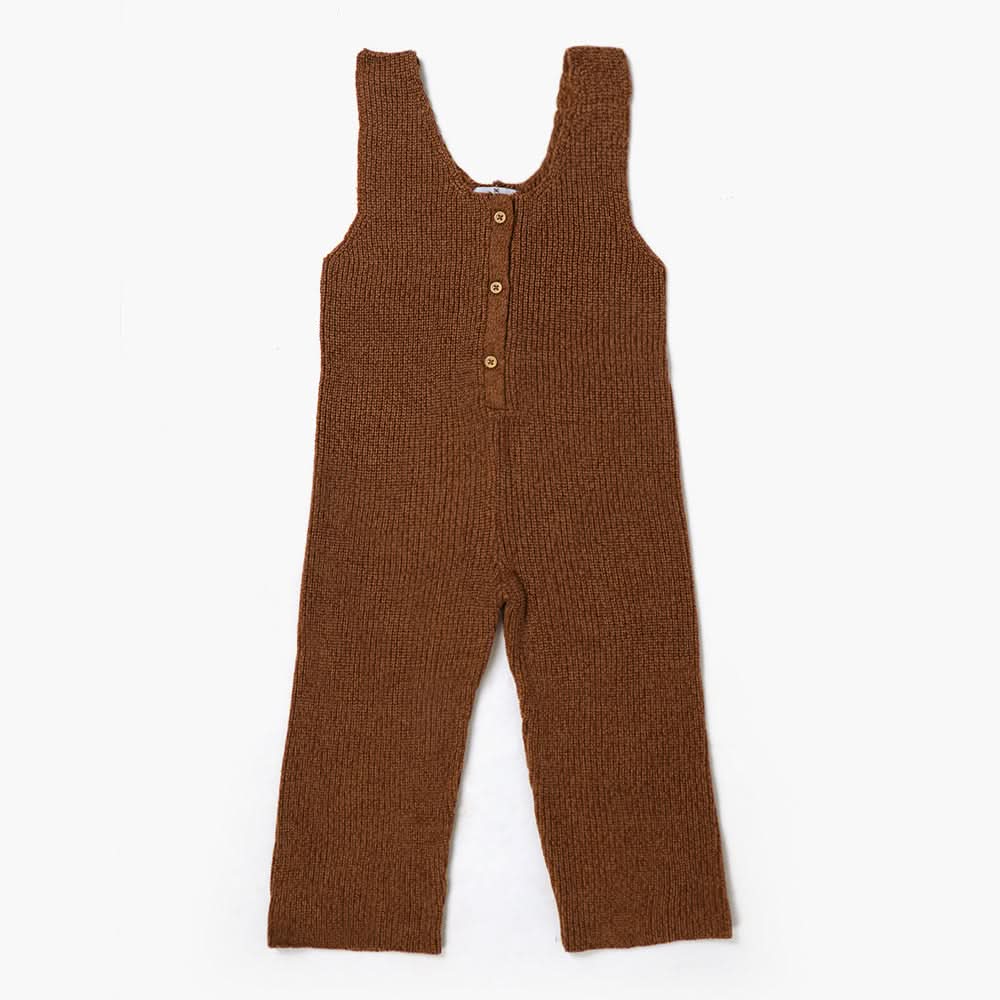 Girls Jump Suit - Brown
