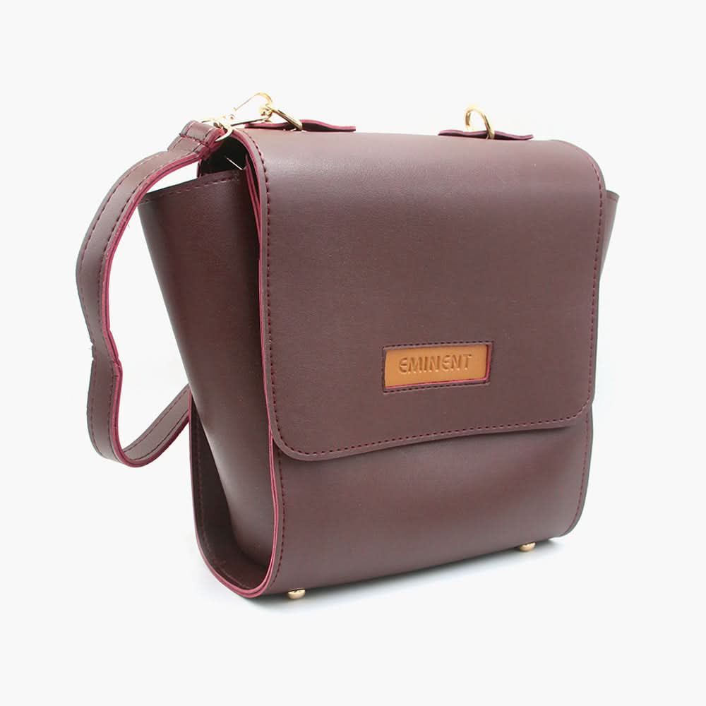 Women's Crossbody Bag - Maroon