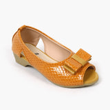Girls Peeptoe - Yellow