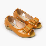 Girls Peeptoe - Yellow