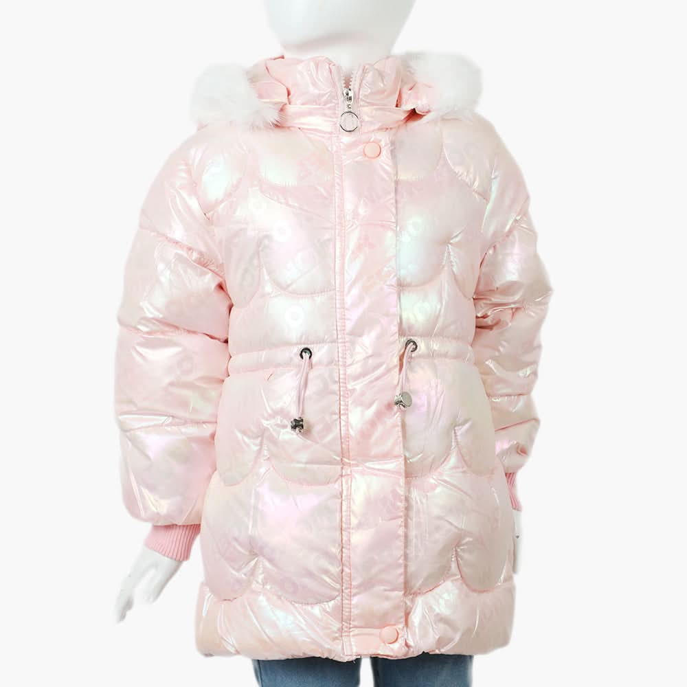 Girls Jacket - Baby Pink