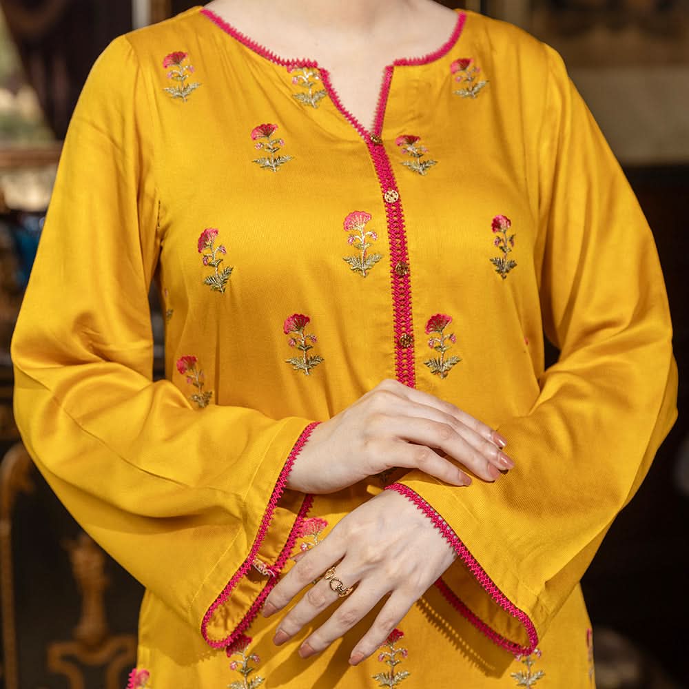 Eminent Women's Embroidered Cotail Kurti - 09