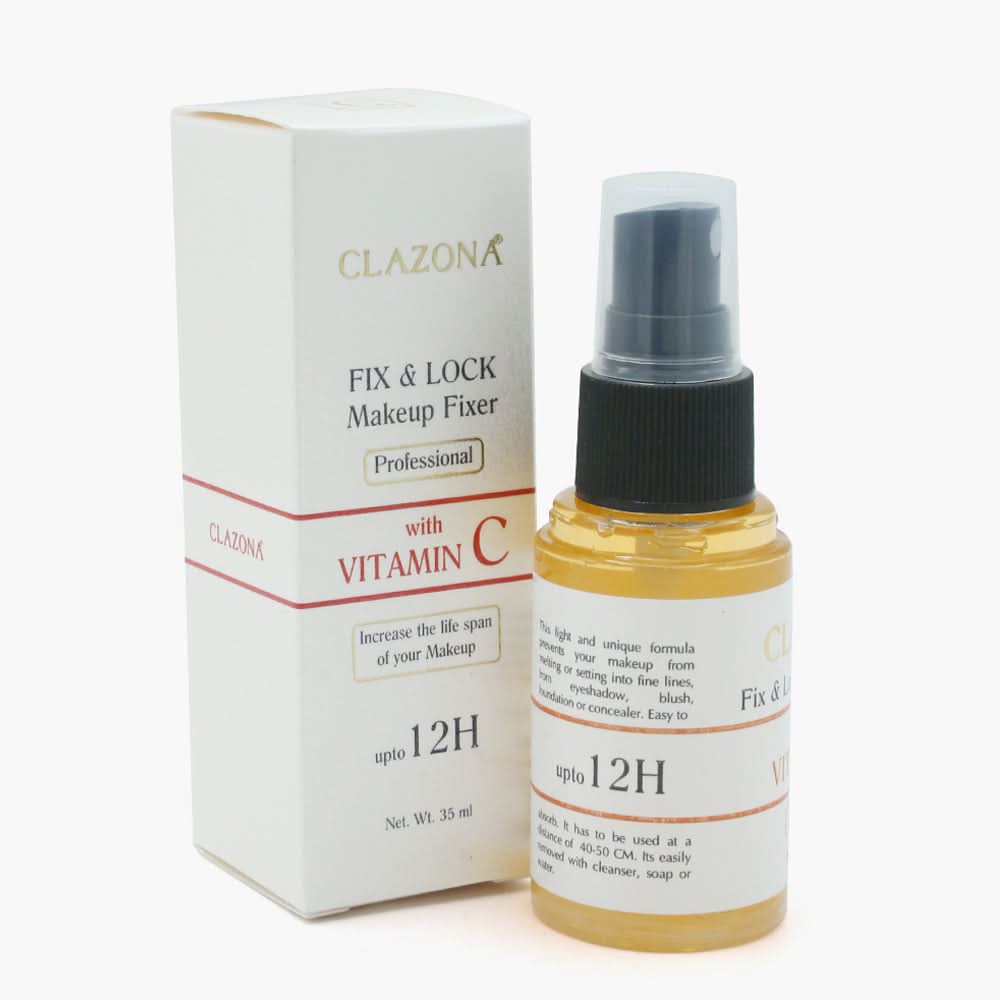 Clazona Beauty Professional Fix & Lock Makeup Fixer With Vitamin C - 35ml
