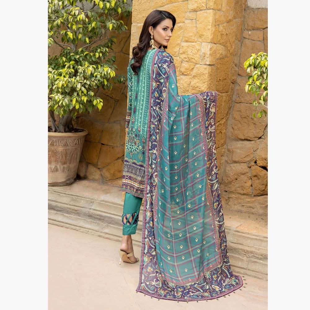 Schick Shahkar Viscose Boring Edition Unstitched 3Pcs Suit - 1