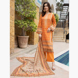 Schick Uraan Khaddar Printed Unstitched 3Pcs Suit - 4