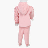 Girls Velour Tracksuit - Pink
