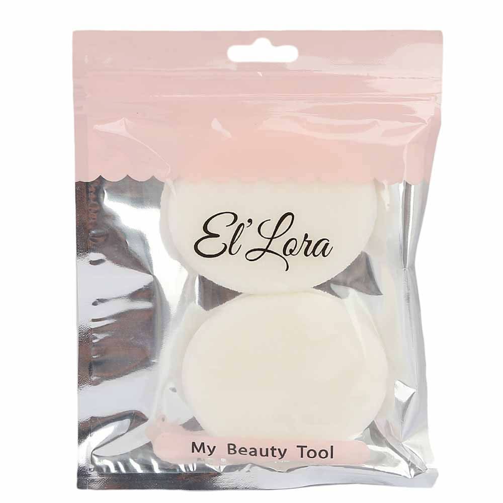 Ellora Face Powder Puff 2Pc EL-03