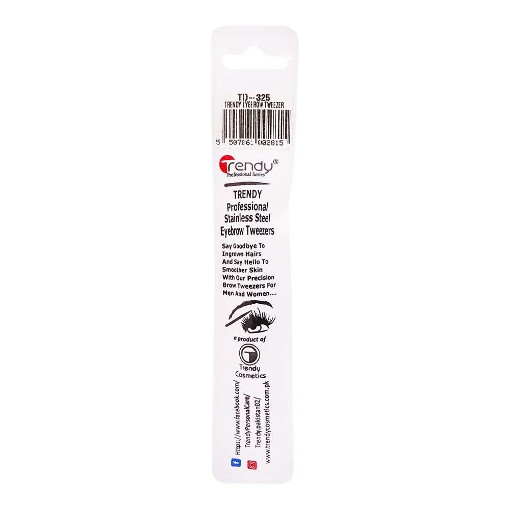 Trendy Eyebrow Tweezer Straight, TD-325
