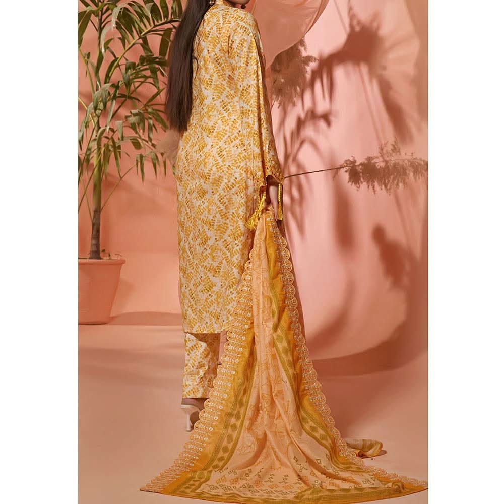 Aiza & Momina Digital Printed Chikankari Embroidered Unstitched 3Pcs Suit - 32