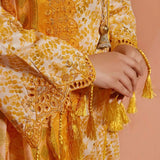 Aiza & Momina Digital Printed Chikankari Embroidered Unstitched 3Pcs Suit - 32