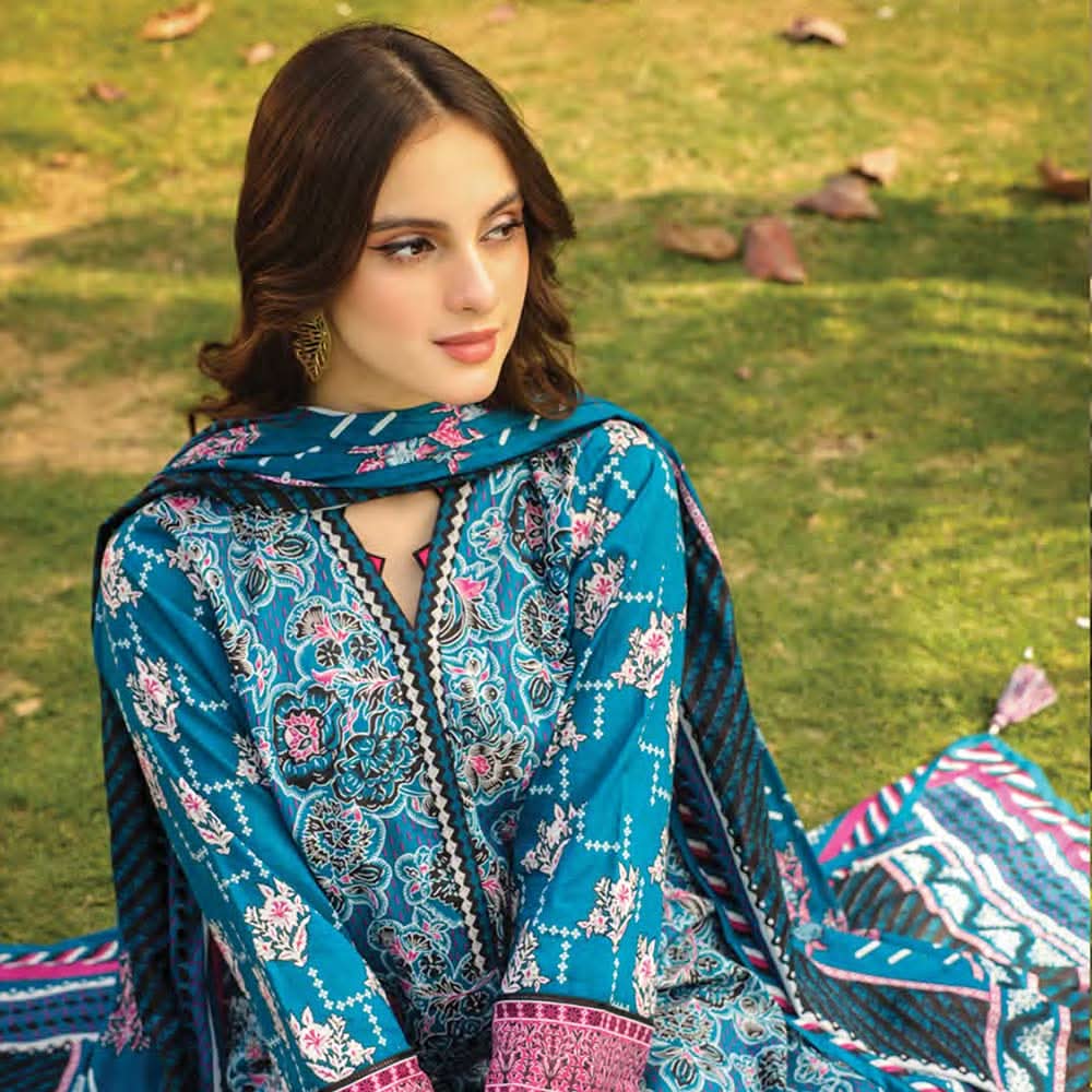 Lakhany Komal Unstitched 3Pcs Suit MM-12-B