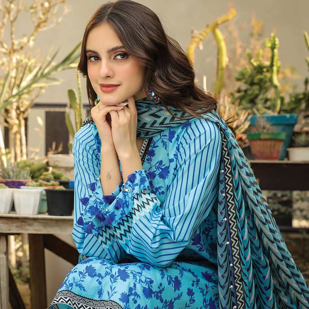 Lakhany Komal Unstitched 3Pcs Suit SR-147-B