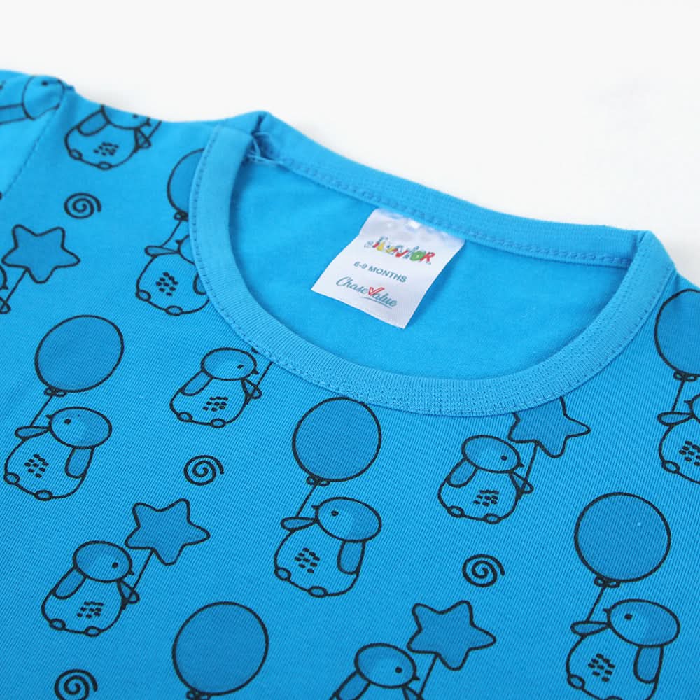 Newborn Girls T-Shirt - Blue