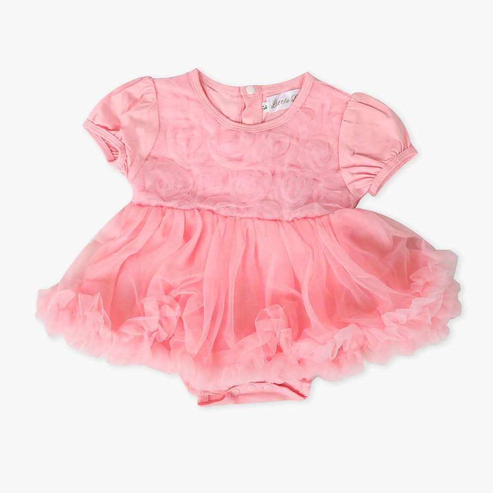Newborn Girls Frock - Pink