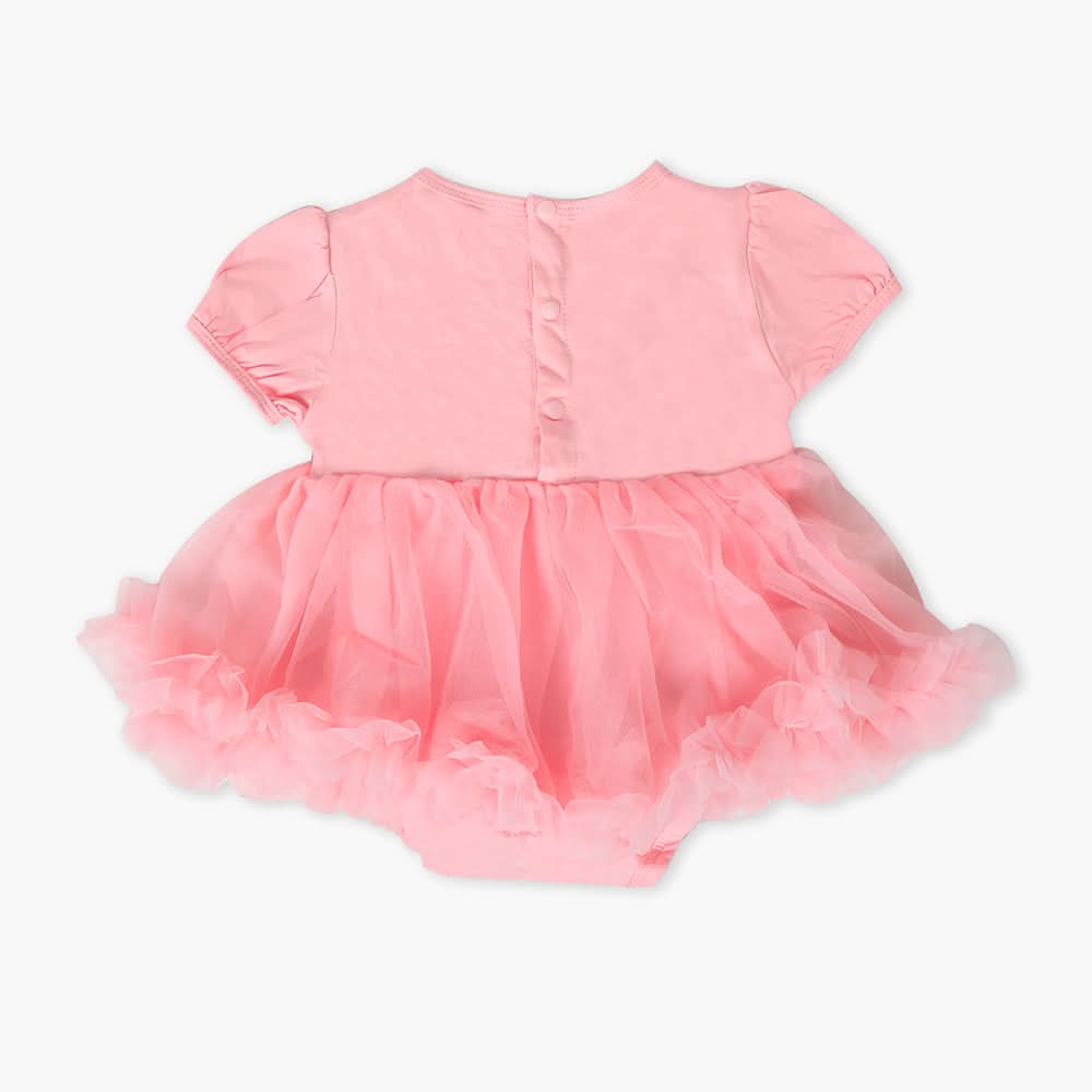 Newborn Girls Frock - Pink