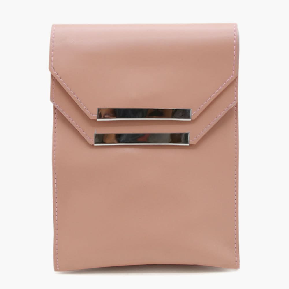 Women's Mobile Shoulder Pouch - Pink