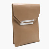 Women's Mobile Shoulder Pouch - Brown