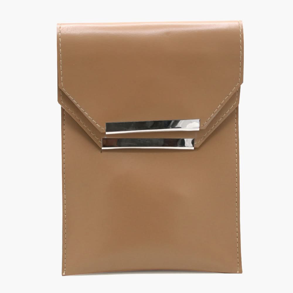 Women's Mobile Shoulder Pouch - Brown