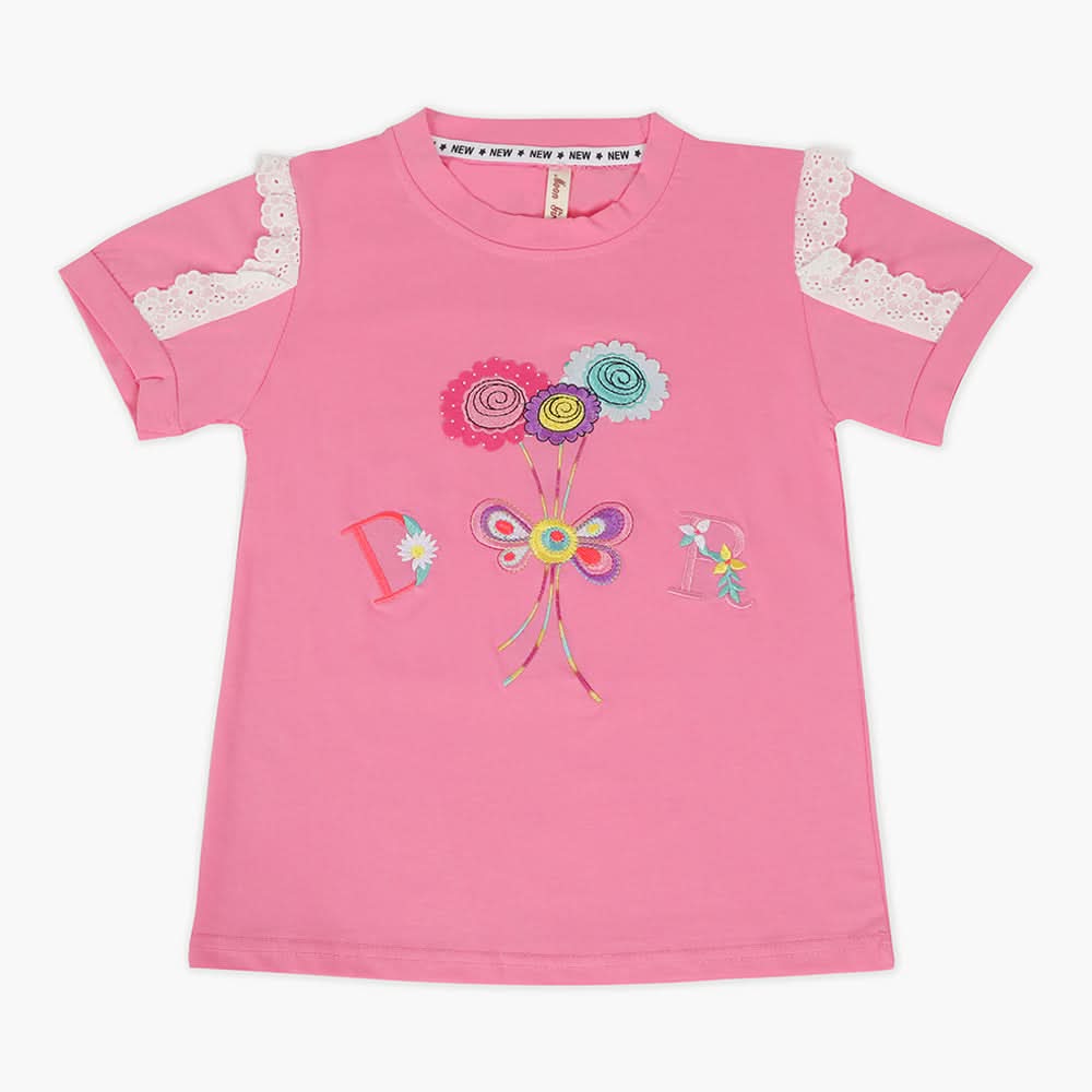 Girls Half Sleeves T-Shirt