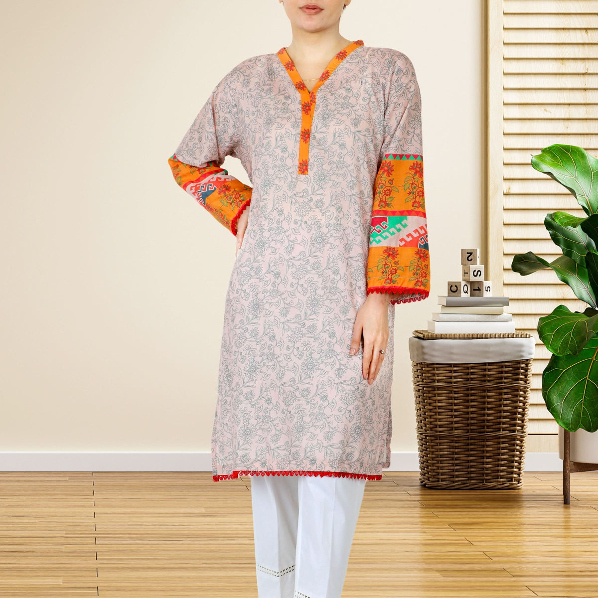 Valuable Cotton Unstitched Kurti - 4