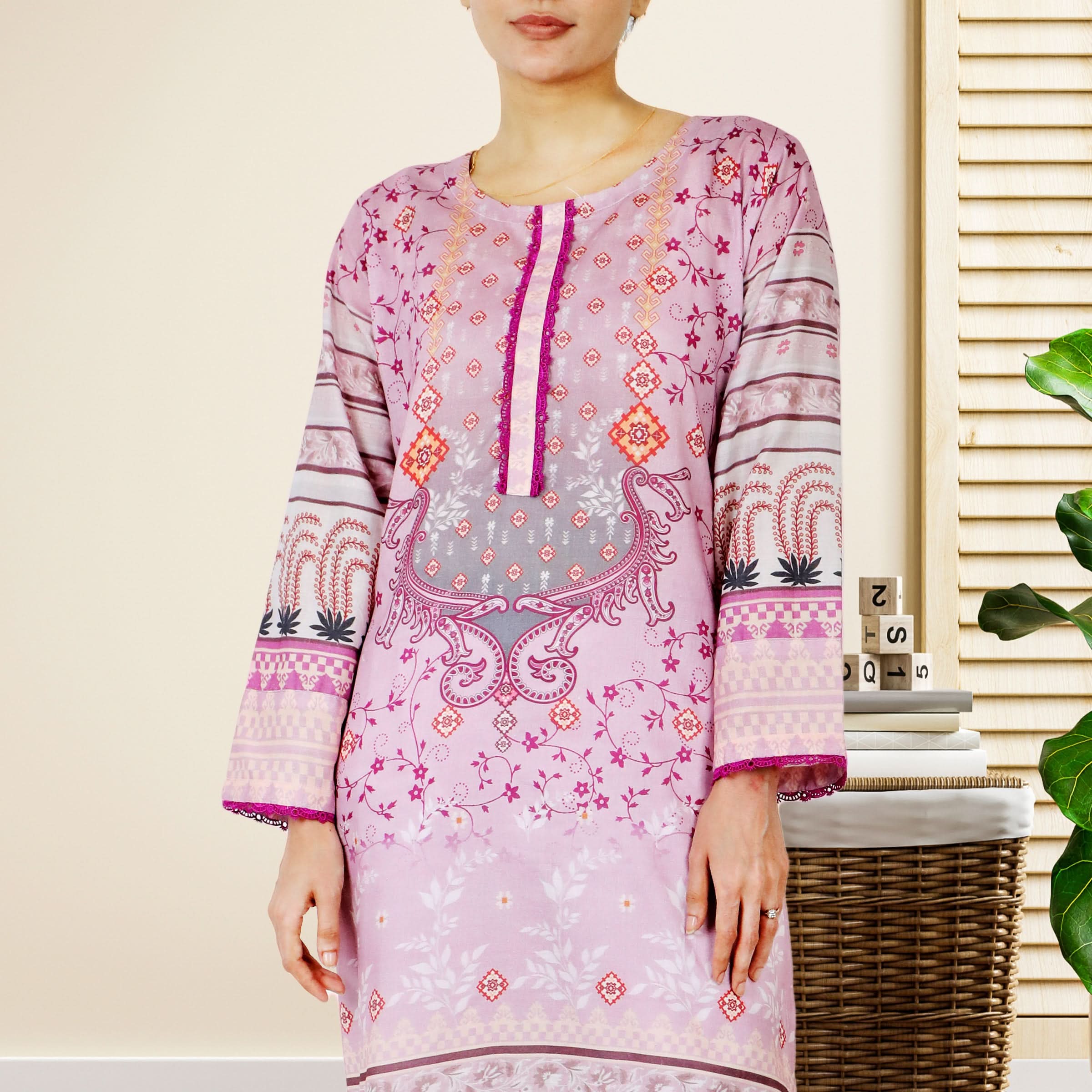 Valuable Cotton Unstitched Kurti - 5
