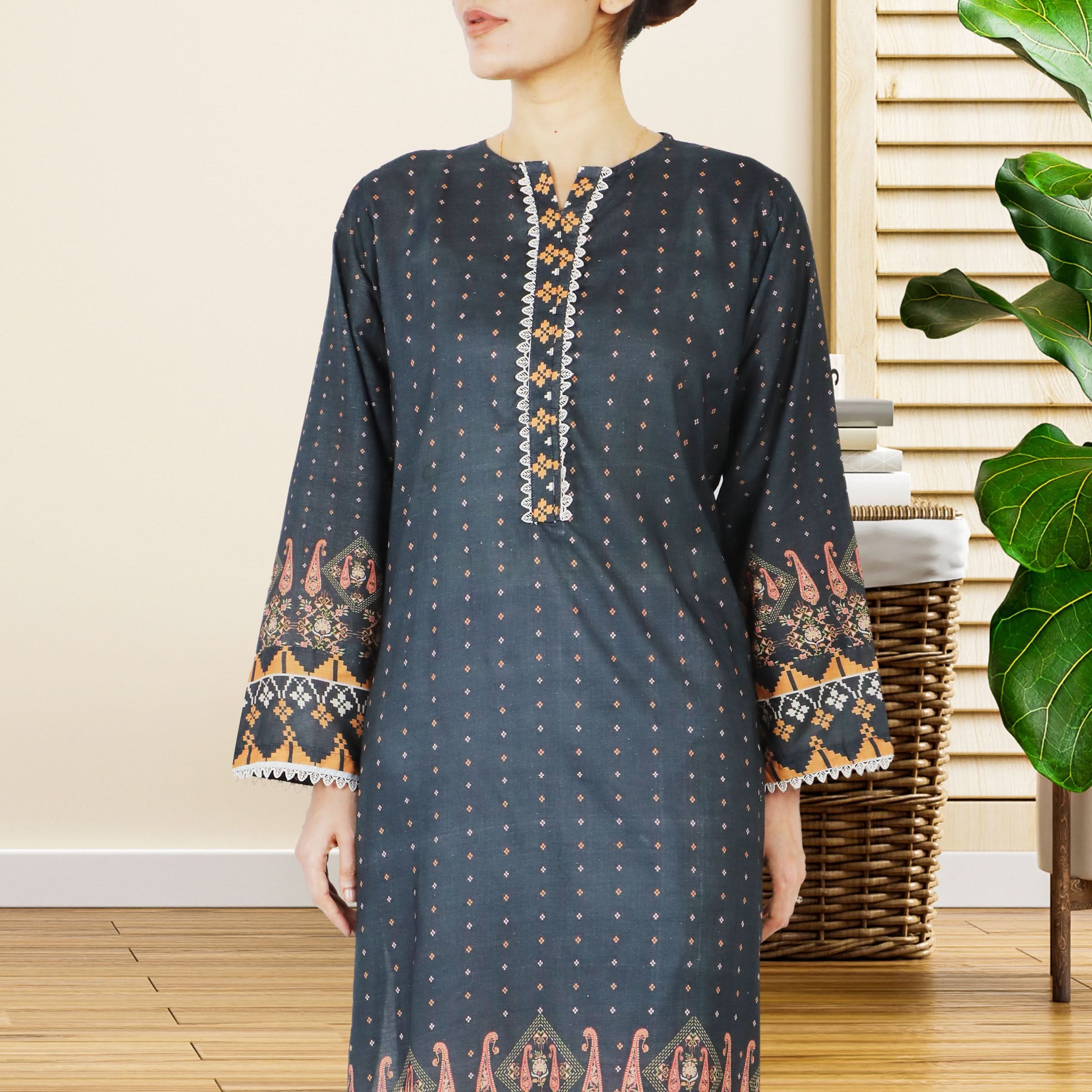 Valuable Cotton Unstitched Kurti - 7