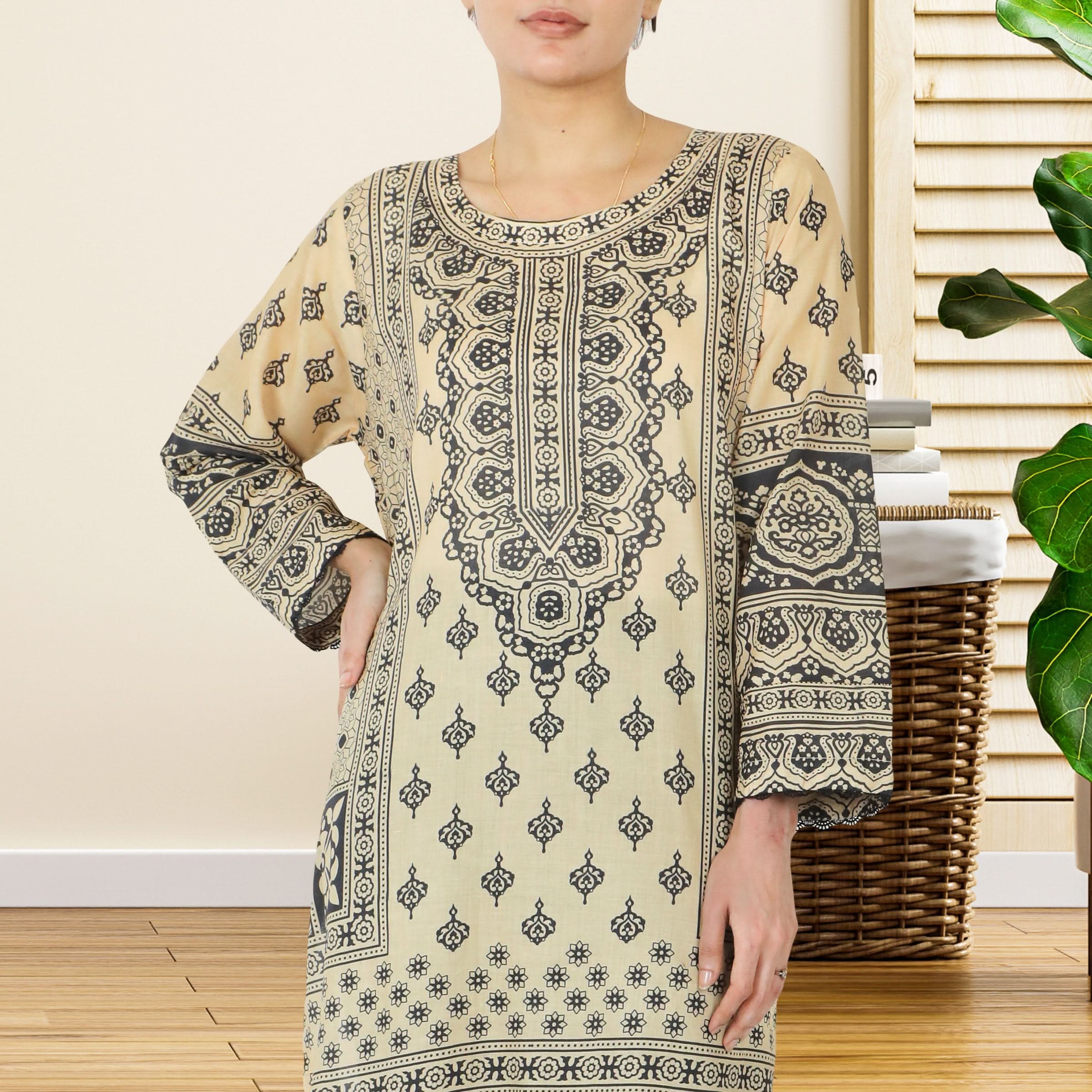 Valuable Cotton Unstitched Kurti - 8