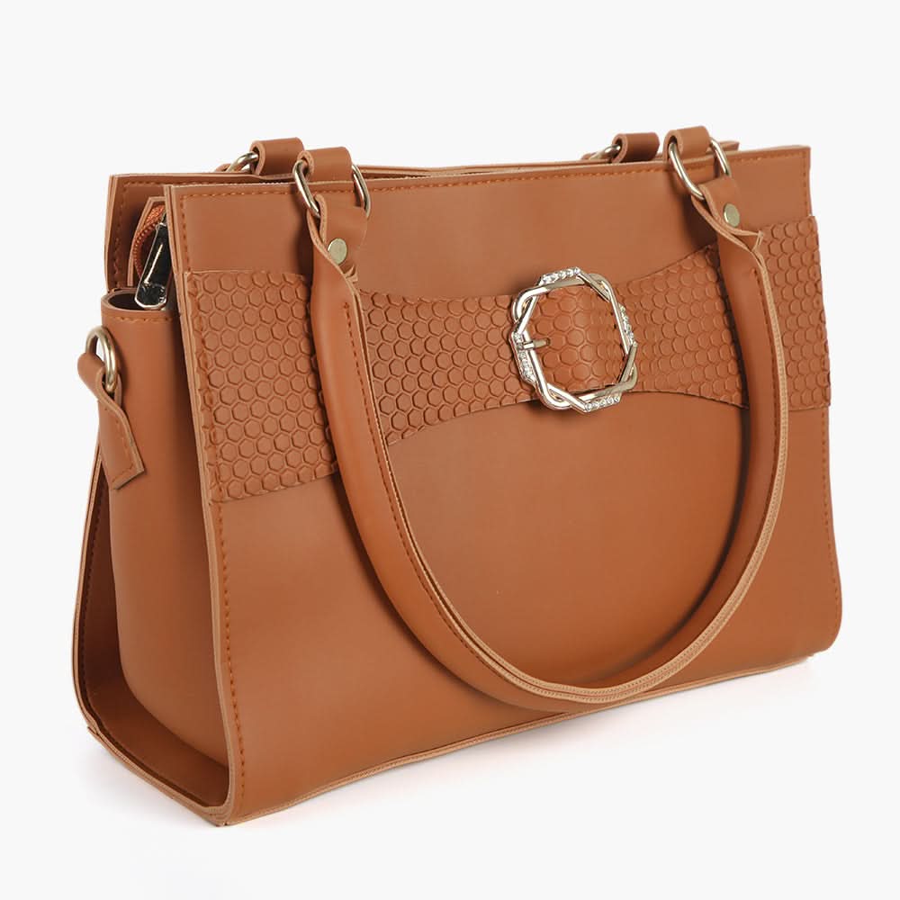 Women's Shoulder Bag - Brown