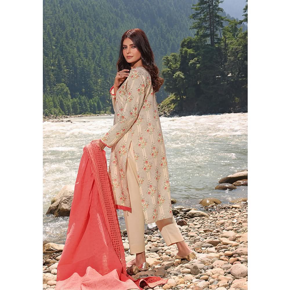 Bin Hameed Zara Lawn Printed Embroidered 3Pcs Suit - CK-10
