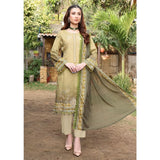 Schick Satrangi Luxury Embroidered Unstitched 3Pcs Suit - 2