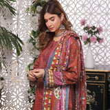 Bin Hameed Rim Jim Lawn Premium Printed Embroidered Unstitched 3Pcs Suit - SF-59