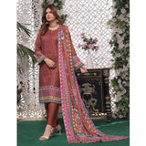 Bin Hameed Rim Jim Lawn Premium Printed Embroidered Unstitched 3Pcs Suit - SF-59