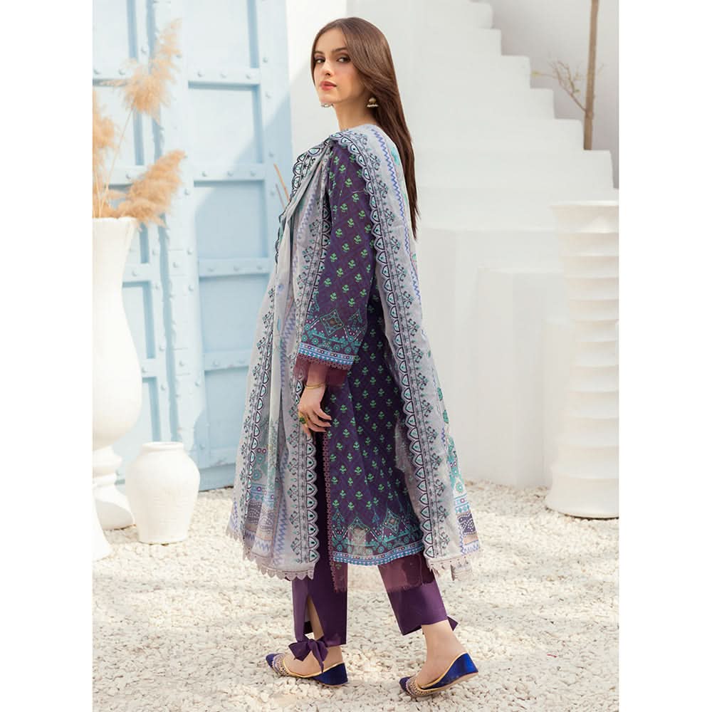 Al Zohaib Sun Shine Bliss Lawn Printed 3Pcs Unstitched Suit - 12