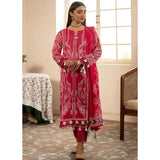 Al Zohaib Sun Shine Chikankari Lawn Printed Suit 3Pcs Unstitched Suit - 7