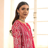 Al Zohaib Sun Shine Chikankari Lawn Printed Suit 3Pcs Unstitched Suit - 7