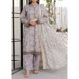 Vs Signature Printed Lawn Unstitched Suit 3Pcs - 343