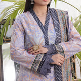 Vs Signature Printed Lawn Unstitched Suit 3Pcs - 348