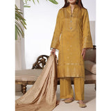 Vs Jacquard Broshia Suit Unstitched 3Pcs V-1 - 2307 - B