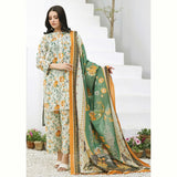 Bin Hameed Shalizeh Lawn Printed CO-Ords Unstitched 3Pcs Suit - 3