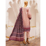 Shibra Printed Lawn Unstitched 3Pcs Suit - 8