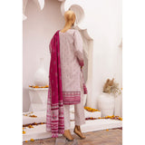 Shibra Printed Lawn Unstitched 3Pcs Suit - 4