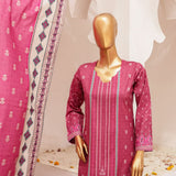Shibra Printed Lawn Unstitched 3Pcs Suit - 3